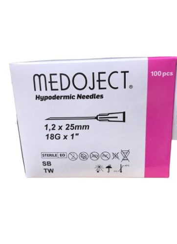 Injekciós tű 18G x 1 Medoject Chirana 100x