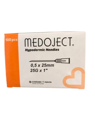 Injekciós tű 25G x 1 Medoject Chirana 100x