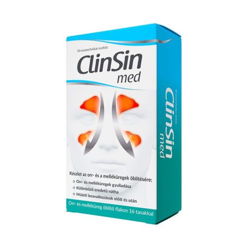 Clinsin med orr- és melléküreg öblítő készlet flakon +16 tasak