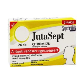 Jutavit Jutasept citrom ízű szopogató tabletta 24x