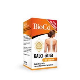 Bioco Kalci-citrát +D3-vitamin filmtabletta 90x