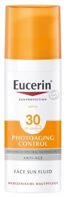 Eucerin Sun Photoaging Control napozó fluid arcra SPF30 50ml