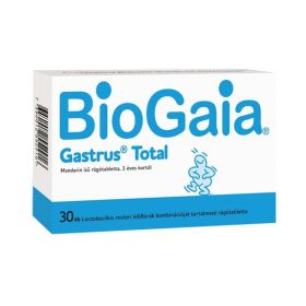 Biogaia Gastrus Total rágótabletta mandarin ízű 30x