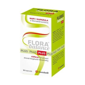   Florabalance Plus élőflórát tartalmazó étrend-kiegészítő kapszula 15x