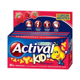Béres Actival Kid étrend-kiegészítő rágótabletta 80x