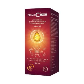Novo C Kids liposzómás C-vitamin folyadék málnás 120ml