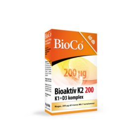 Bioco Bioaktív K2-vitamin 200mcg K1+D3 komplex 60x