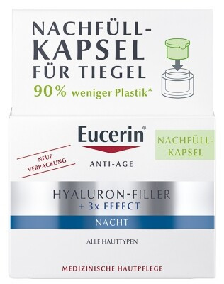 Eucerin Hyaluron-Filler ráncfeltöltő éjszakai arckrém öko-utántöltő 50ml