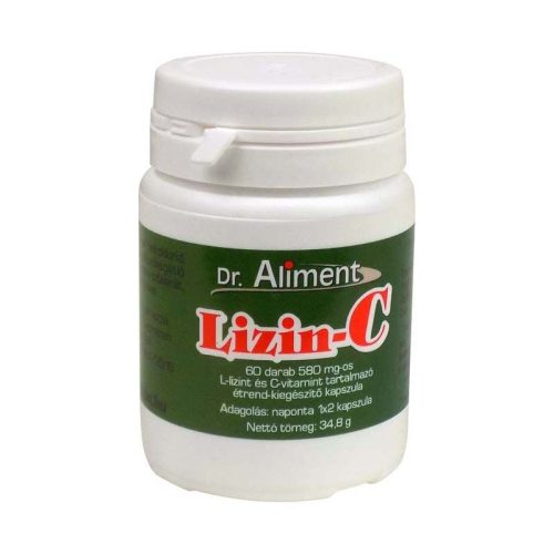 Dr Aliment Lizin-C étrend-kiegészítő kapszula 60x