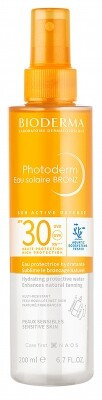 Bioderma Photoderm Eau Solaire Bronz fényvédő spray SPF30 200ml