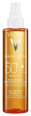 Vichy Capital Soleil Cell Protect láthatatlan napolaj SPF50+ 200ml