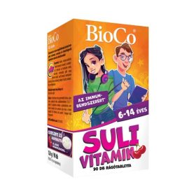 Bioco Suli multivitamin rágótabletta cseresznye ízű 90x