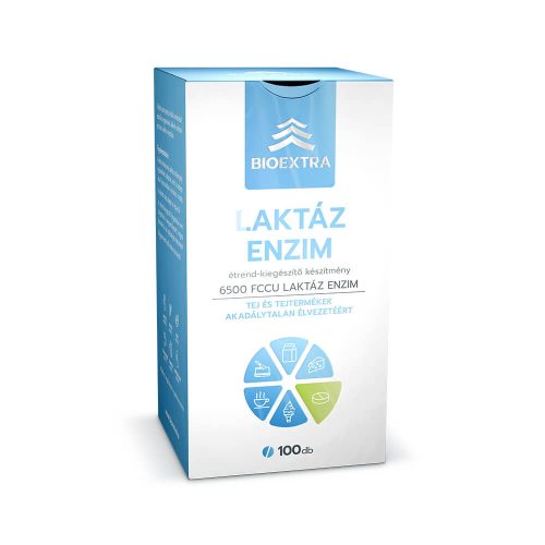 Bioextra Laktáz enzim 6500 FCCU rágótabletta 100x