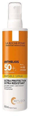 La Roche-Posay Anthelios Invisible láthatatlan fényvédő spray SPF50+ 200ml