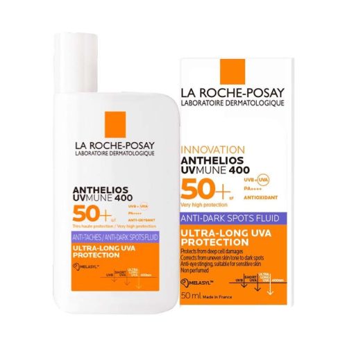 La Roche-Posay Anthelios UVMUNE 400 fényvédő fluid hiperpigmentáció ellen SPF50+ 50ml