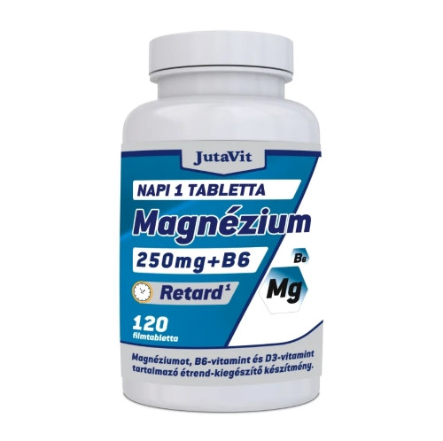 Jutavit Magnézium +B6-vitamin retard filmtabletta 120x
