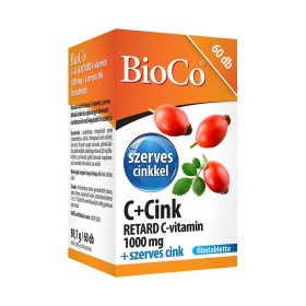 Bioco C-vitamin + szerves cink retard filmtabletta 60x
