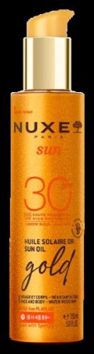 Nuxe Sun Huile Solaire Or gold csillámló arany napolaj SPF30 150ml